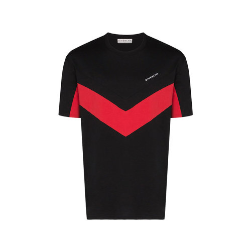 【包税包邮】givenchy/纪梵希 男士黑色棉质经典时尚百搭秋冬圆领短袖
