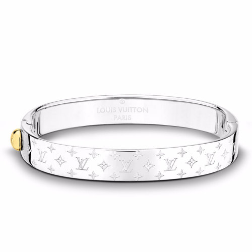 【包税】louis vuitton/路易威登 lv手镯nanogram cuff女士老花手链 m