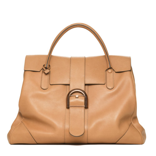 【包税】delvaux/德尔沃 2021春夏新款brillant l"xxl系列 超大号棕色
