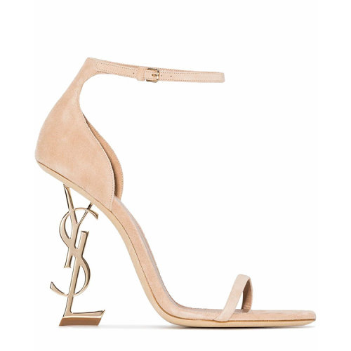 paris/saint laurent paris 21年春夏 百搭 女性 粉色 高跟凉鞋
