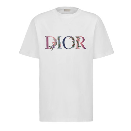 【包税】dior/迪奥 2021年早春新款 dior fleurs 白色棉质汗布 男士