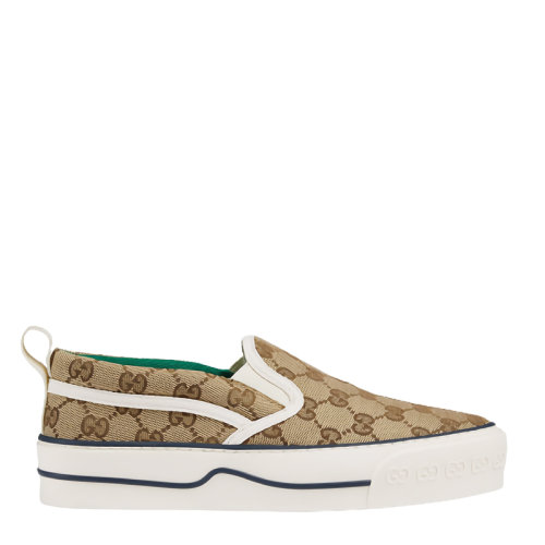 【包税】gucci/古驰 21早春新款女士gucci tennis 1977帆布休闲运动鞋