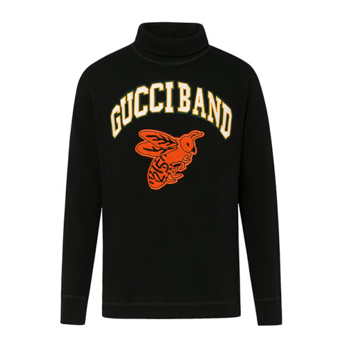 gucci/古驰 21春夏 女装 服饰 黑色蜜蜂logo图案时尚休闲 女卫衣