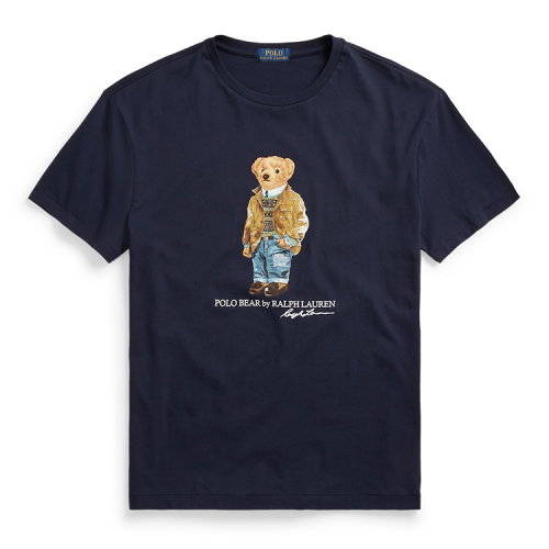 ralphlauren男装2021年春季定制修身版型polo小熊t恤13202男士短袖t恤