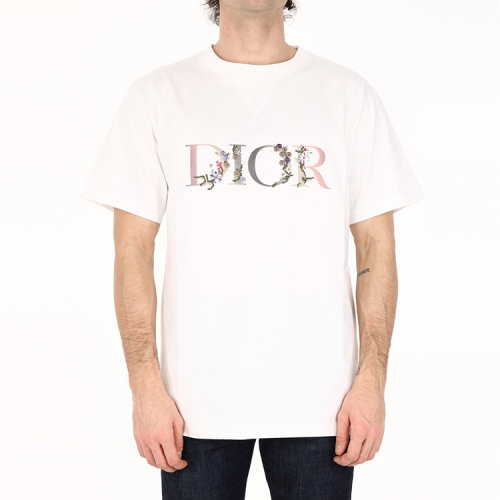 dior homme/迪奥桀傲 21年春夏 时尚 男性 白色 男士短袖t恤 113j686