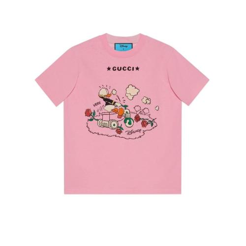 【包邮包税】 gucci古驰 21年春夏 女士 disney x gucci唐老鸭印花t恤