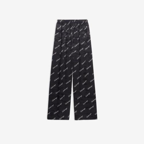 【包邮包税】 balenciaga巴黎世家 21年春夏 女士 休闲裤 allover