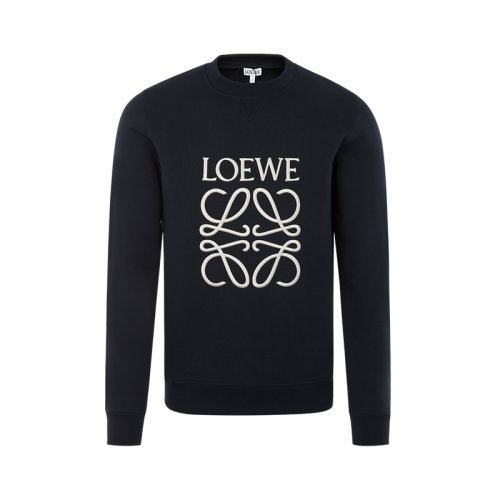 【21春夏新品国内现货】loewe/罗意威 深蓝色棉质经典logo装饰日常