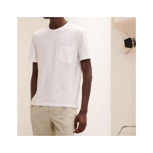 【包邮包税】 hermes爱马仕 21年春夏 男士 短袖t恤 t-shirt a poche