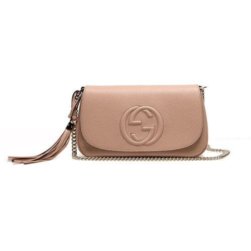 gucci/古驰 女包奢侈品女士双g单肩斜挎链条皮质包 536224-a7mog