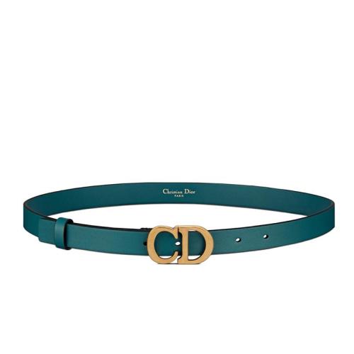 dior/迪奥 saddle belt 深海蓝色超软小牛皮马鞍腰带 b0042cwgh_m97b