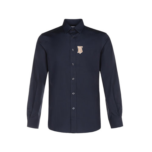 burberry/博柏利 2021款 男士长袖衬衫 男款棉质长袖衬衫 80367641