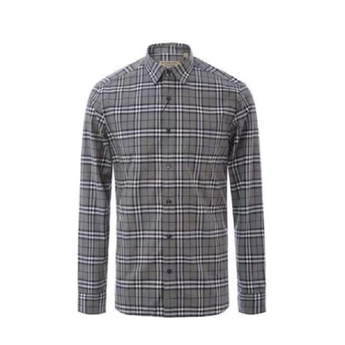 burberry/博柏利 男士经典格子长袖衬衫衬衣8004207