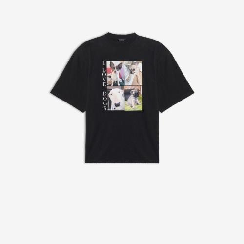 【包邮包税】 balenciaga巴黎世家 21年春夏 男士 短袖t恤 i love