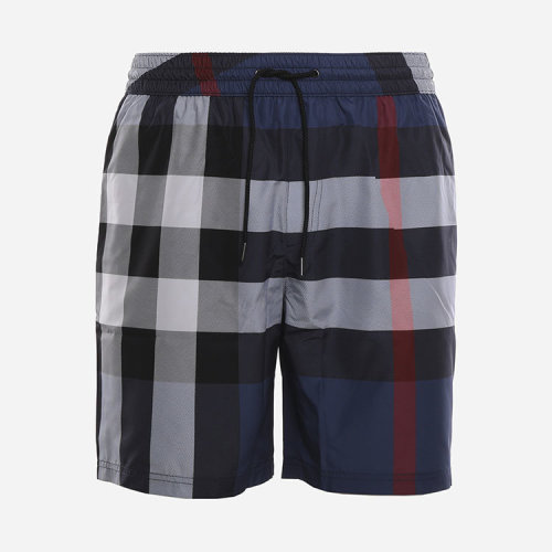 burberry/博柏利格纹抽绳式男士短裤8013879