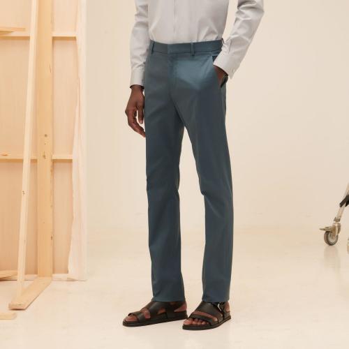 【包邮包税】 hermes爱马仕 21年秋冬 男士 休闲裤 pantalon saint