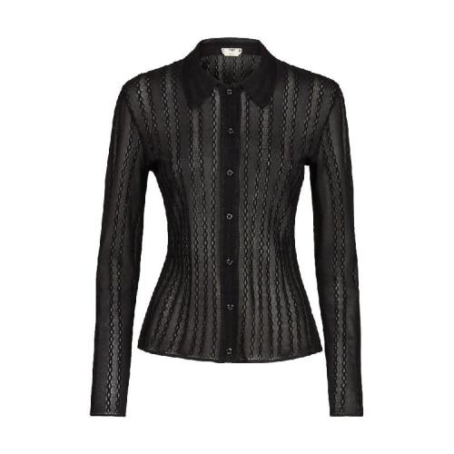 【包邮包税】 fendi芬迪 21年秋冬 女士 长袖衬衫 cardigan en