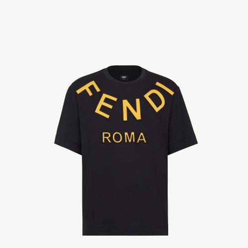 【包邮包税】 fendi芬迪 21年秋冬 男士 短袖t恤 t-shirt en coton