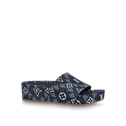 【包邮包税】 lv路易威登 21年秋冬 女士 拖鞋 jumbo flatform 凉拖 1