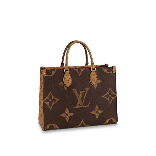 【包邮包税】 lv路易威登 21年秋冬 女士 手提包 onthego 中号手袋 m