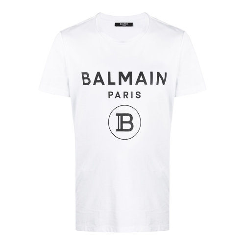 balmain/巴尔曼 21年春夏 男士服装 男性 白色 男士短袖t恤 vh1ef000