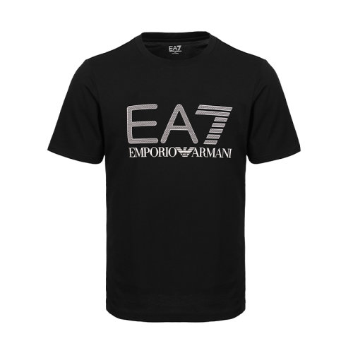 【爆款主推现货秒发】ea7/ea7阿玛尼男士时尚字母logo圆领男士短袖t恤