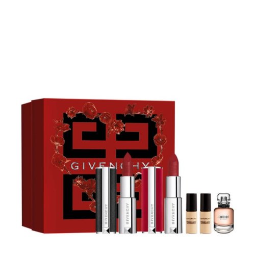 限量礼盒givenchy/纪梵希明星37号唇妆套装(高定香榭唇膏n37g  丝绒