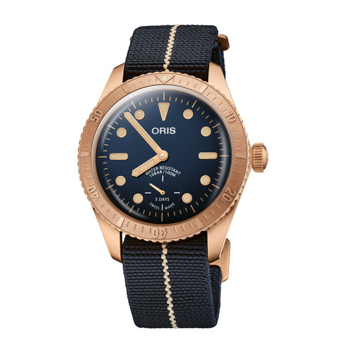 oris/豪利时carl brashear401限量版青铜男士机械腕表40177643185