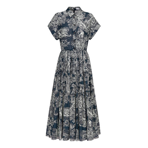 【包税】dior/迪奥 21年早秋新款 dioriviera系列 女士海军蓝toile de