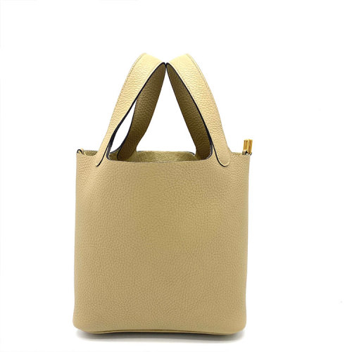【hermes爱马仕 手提包】hermes/爱马仕 picotin18 s2风衣灰金扣 z刻