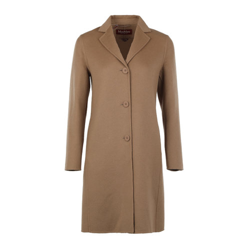 max mara studio/max mara studio21新品单排扣羊毛羊绒女士大衣外套