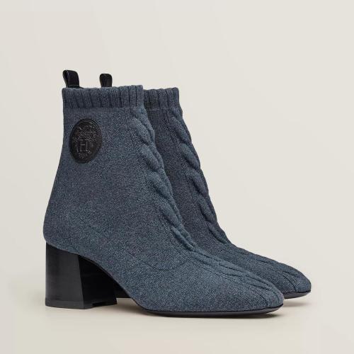 【包邮包税 hermes爱马仕 21年秋冬 女士 短靴 bottines volver 60