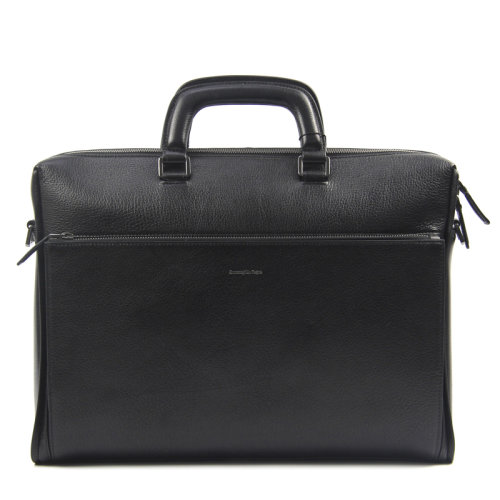 ermenegildo zegna/杰尼亚黑色牛皮男士公文包00423312