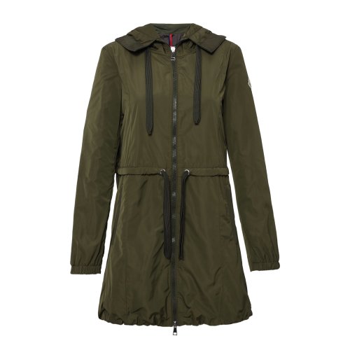 moncler/蒙克莱 时尚修身连帽中长款女士风衣外套 4910105 54543 818