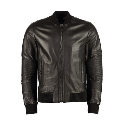 philipp plein/菲利普·普兰 真皮 男士皮衣 gi