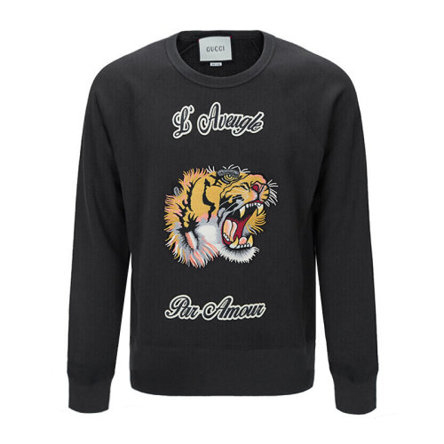 【包税】GUCCI 古驰 【17年秋冬】男士灰色纯