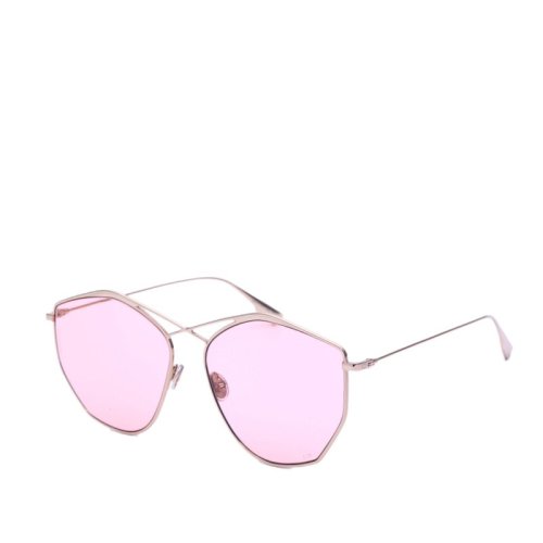 19春夏新品dior/迪奥太阳镜女士多边形交叉超轻金属墨镜沈梦辰明星