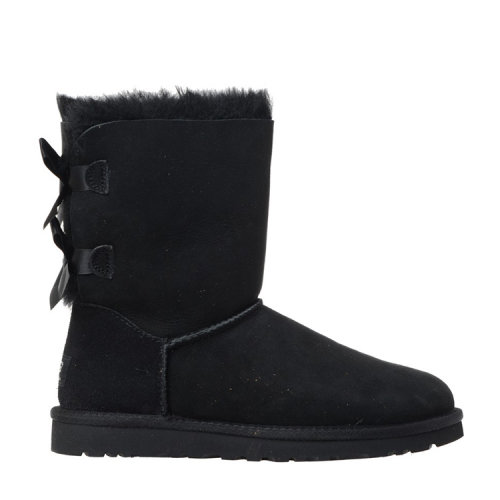 ugg/ugg 女士 真皮 双蝴蝶结装饰 雪地靴 zi