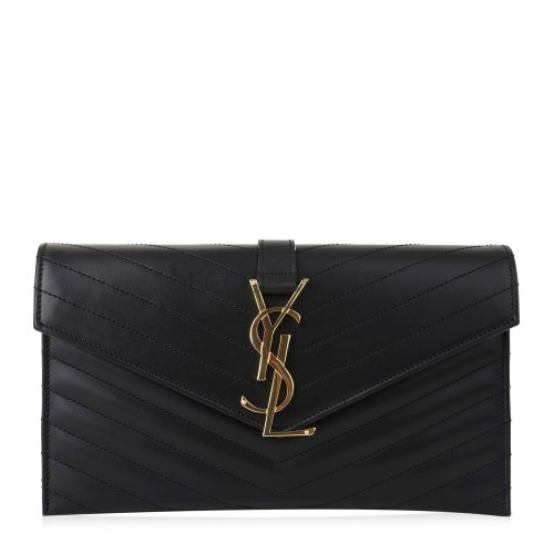 yves saint laurent(圣罗兰) m黑色斜纹手包