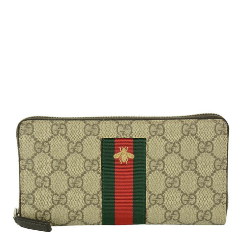 gucci/古驰 男士时尚花纹个性logo织物/配皮手拿包 br