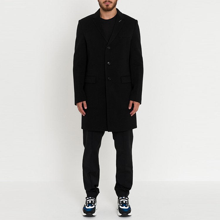 dior homme/迪奥桀傲 男性 英伦 商务 黑色 男士大衣 833c309y3840988