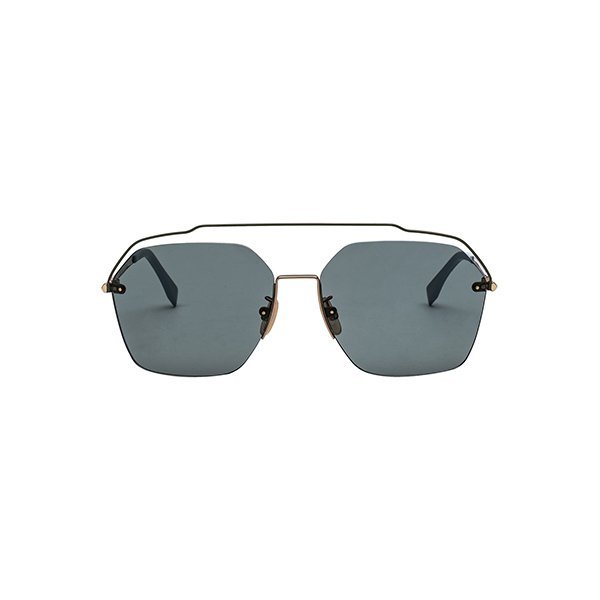 fendi/芬迪 19年春夏 墨镜 复古 通用 不规则 太阳镜 ff m0032/s j5go