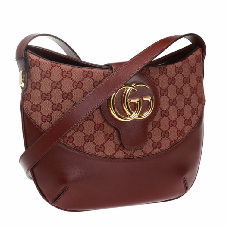 gucci/古驰 19年春夏 arli gg中号单肩包 女性 休闲 红色 斜挎包