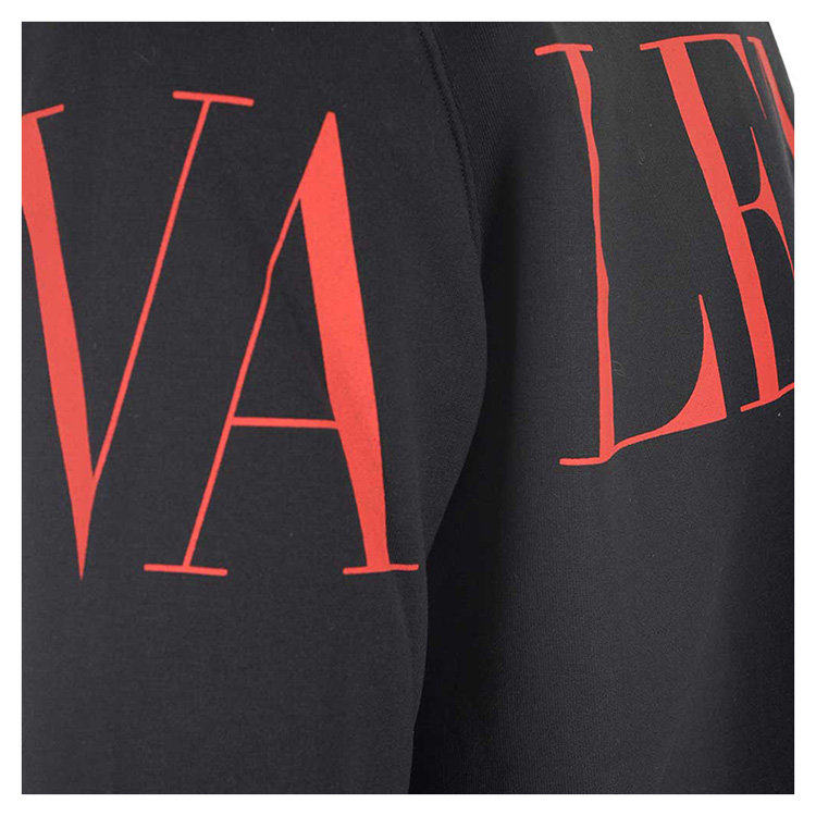 华伦天奴/valentino 19年秋冬 套头 男性 logo 宽松 男卫衣 sv3mf05n5
