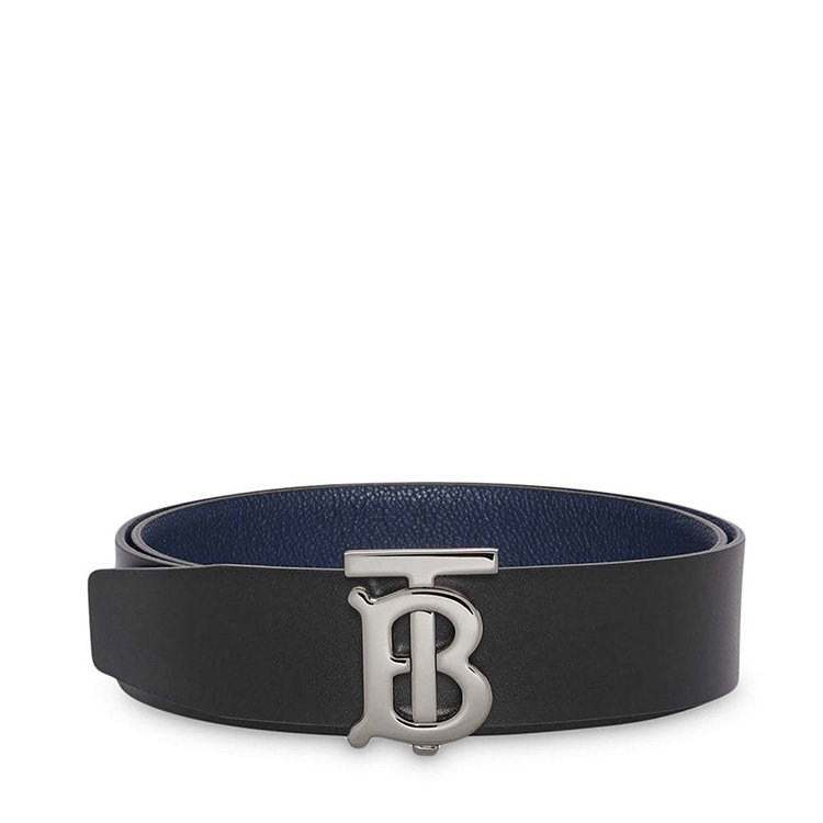 burberry/博柏利 19年秋冬 tb logo 男性 logo 商务风 蓝色 腰带