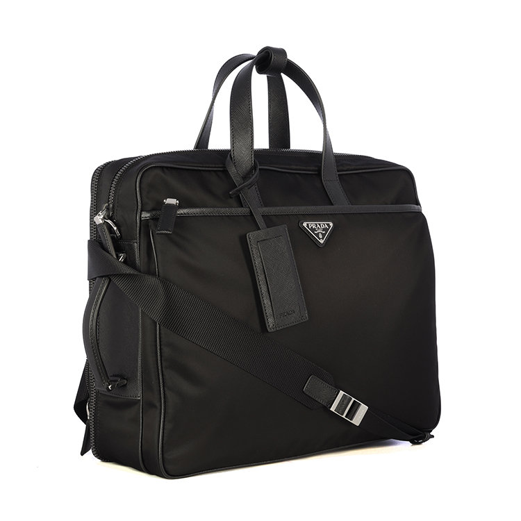 prada/普拉达 19年秋冬 单肩包 男性 帆布包 大容量 手提包 2ve015v