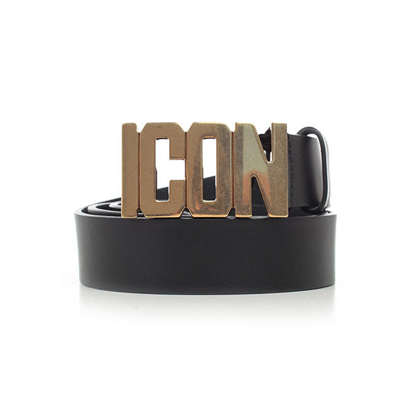 dsquared2/d二次方 19年秋冬 皮带 男性 logo 复古 腰带 bem0099.