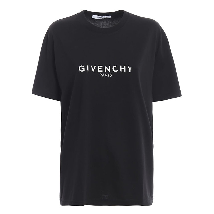 givenchy/纪梵希 19年秋冬 服装 圆领 女性 logo 宽松 女士短袖t恤 bw