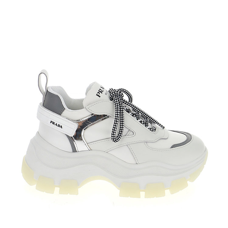 prada/普拉达 19年秋冬 跑步鞋 女性 老爹鞋 白色 女士休闲运动鞋 1e