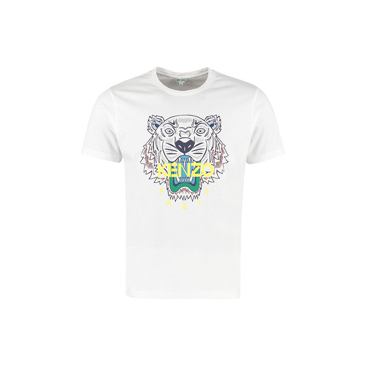 kenzo/高田贤三 19年秋冬 服装 logo 男性 印花 虎头 男士短袖t恤 f